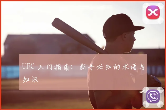 UFC 入门指南：新手必知的术语与知识